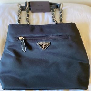 AUTHENTIC Vintage Prada Chain Strap Travel Bag